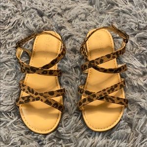 Leopard sandals